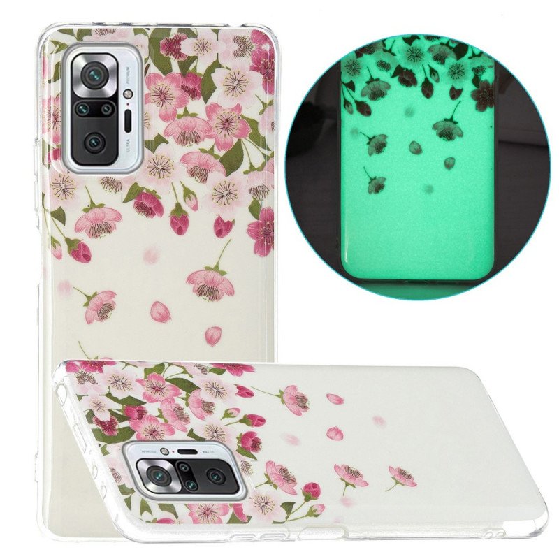 Skal Xiaomi Redmi Note 10 Pro Fluorescerande Flower Series