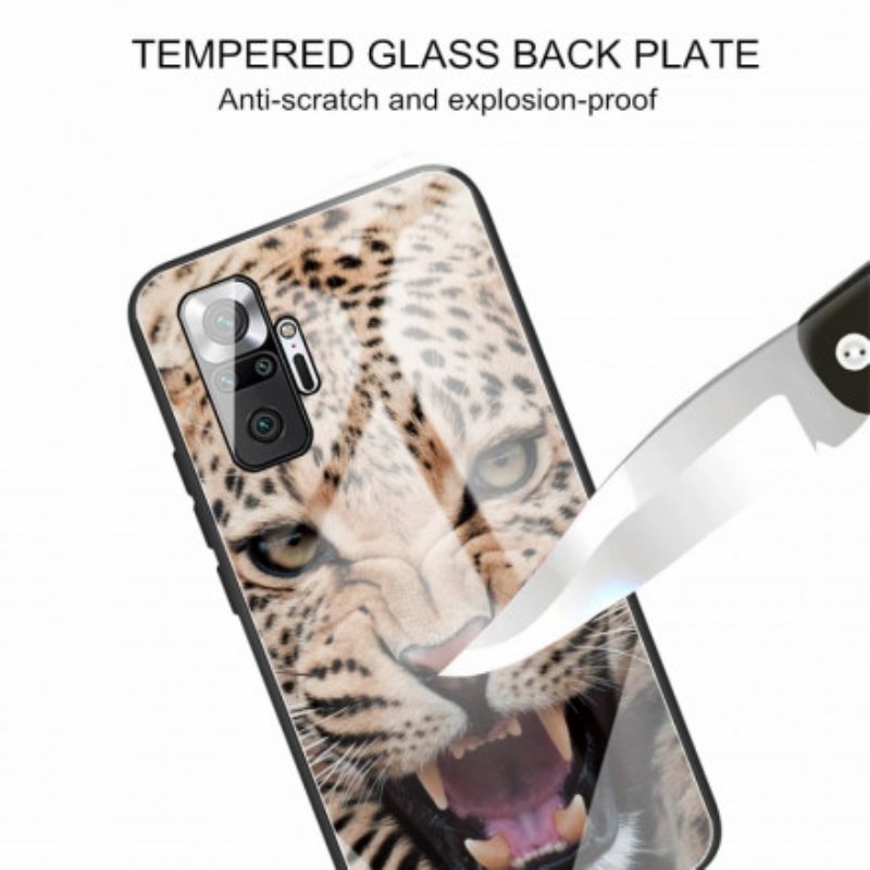 Skal Xiaomi Redmi Note 10 Pro Leopard Härdat Glas