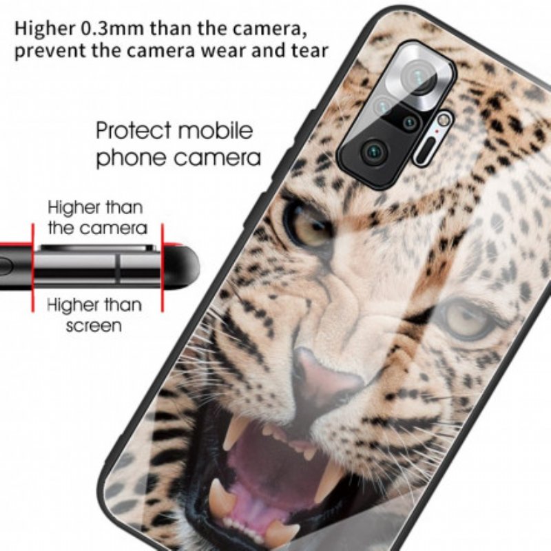 Skal Xiaomi Redmi Note 10 Pro Leopard Härdat Glas