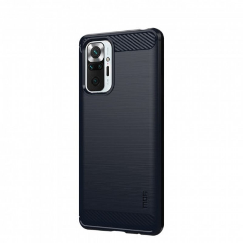 Skal Xiaomi Redmi Note 10 Pro Mofi Borstad Kolfiber