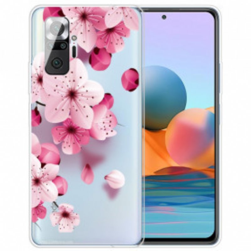 Skal Xiaomi Redmi Note 10 Pro Små Rosa Blommor