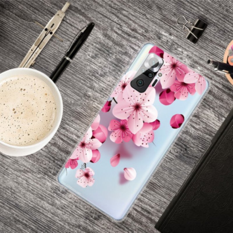 Skal Xiaomi Redmi Note 10 Pro Små Rosa Blommor