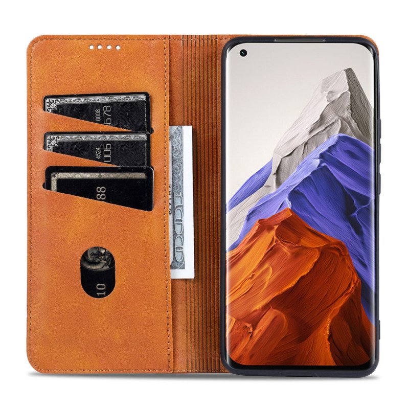 Folio-fodral Xiaomi Mi 11 Pro Läderfodral Azns Läder Styling