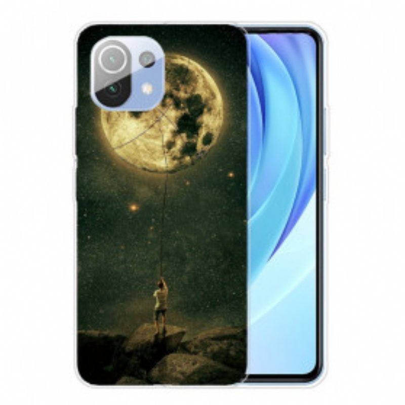 Skal Xiaomi Mi 11 Pro Flexibel Moon Man