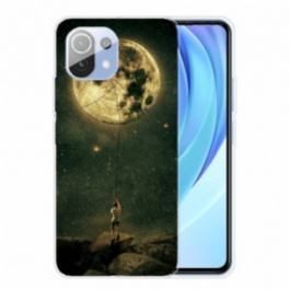 Skal Xiaomi Mi 11 Pro Flexibel Moon Man