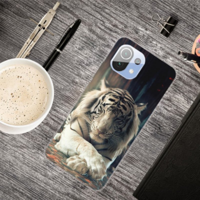 Skal Xiaomi Mi 11 Pro Flexibel Tiger