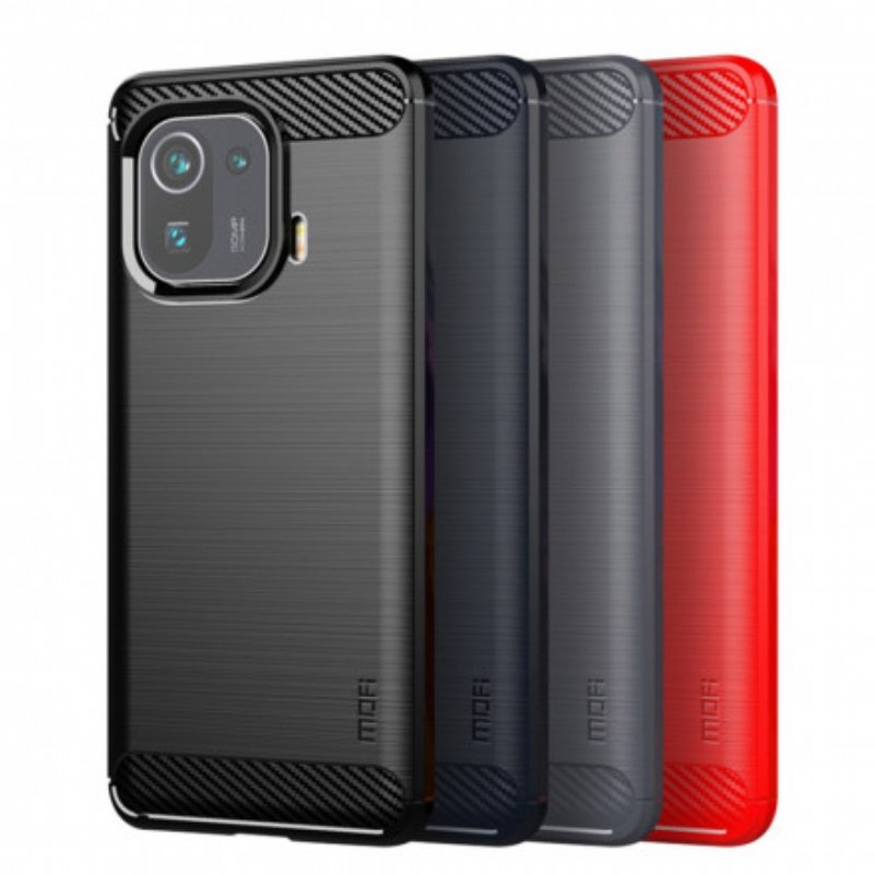 Skal Xiaomi Mi 11 Pro Mofi Borstad Kolfiber