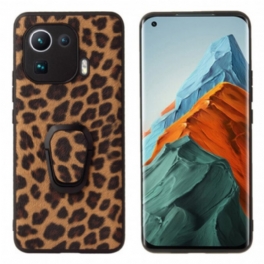 Skal Xiaomi Mi 11 Pro Ringstöd I Leopardstil