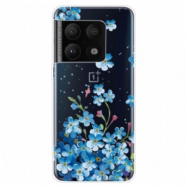 Mobilskal OnePlus 10 Pro 5G Blå Blommor