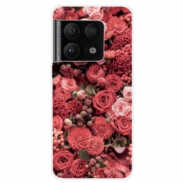 Mobilskal OnePlus 10 Pro 5G Rosa Blommor