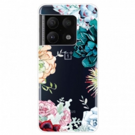 Skal OnePlus 10 Pro 5G Sömlös Akvarell Blommor