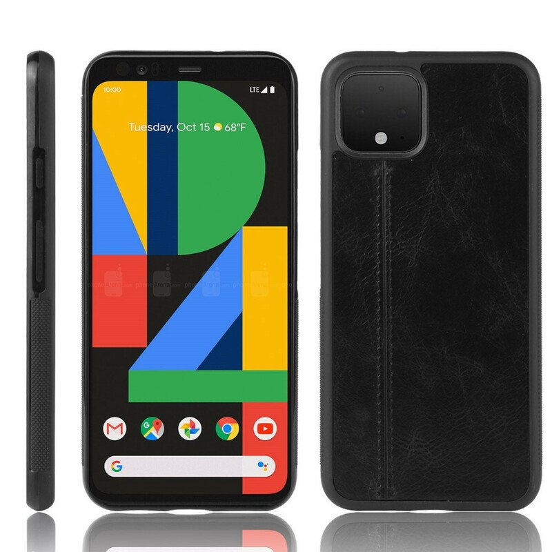 Skal Google Pixel 4 XL Couture Lädereffekt