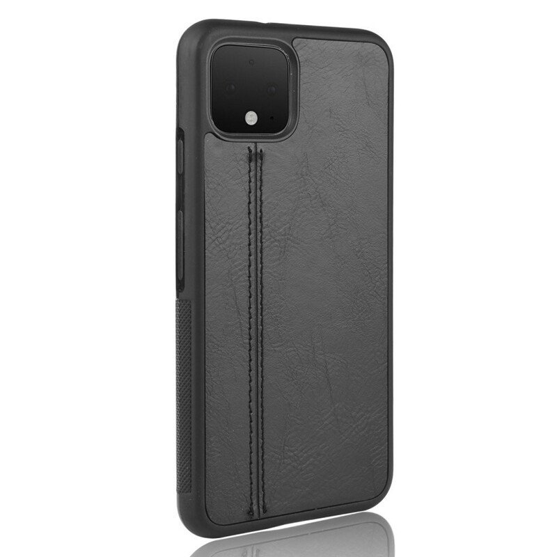 Skal Google Pixel 4 XL Couture Lädereffekt