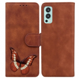 Fodral OnePlus Nord 2 5G Skin-touch Butterfly