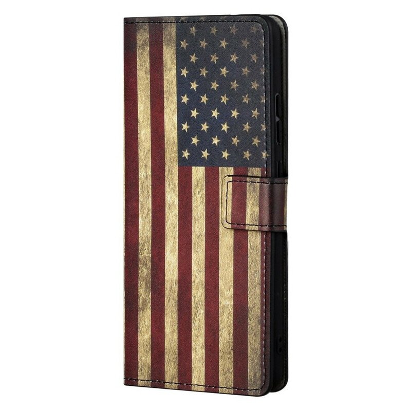 Folio-fodral OnePlus Nord 2 5G Amerikanska Flaggan