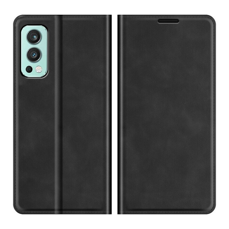 Folio-fodral OnePlus Nord 2 5G Läderfodral Hudberöring