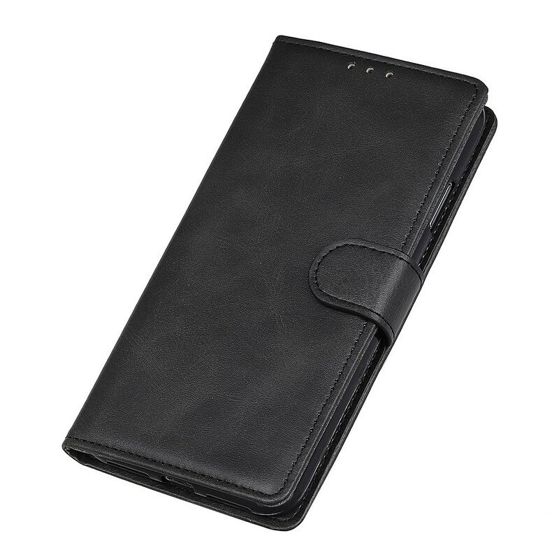 Folio-fodral OnePlus Nord 2 5G Matt Retro Lädereffekt