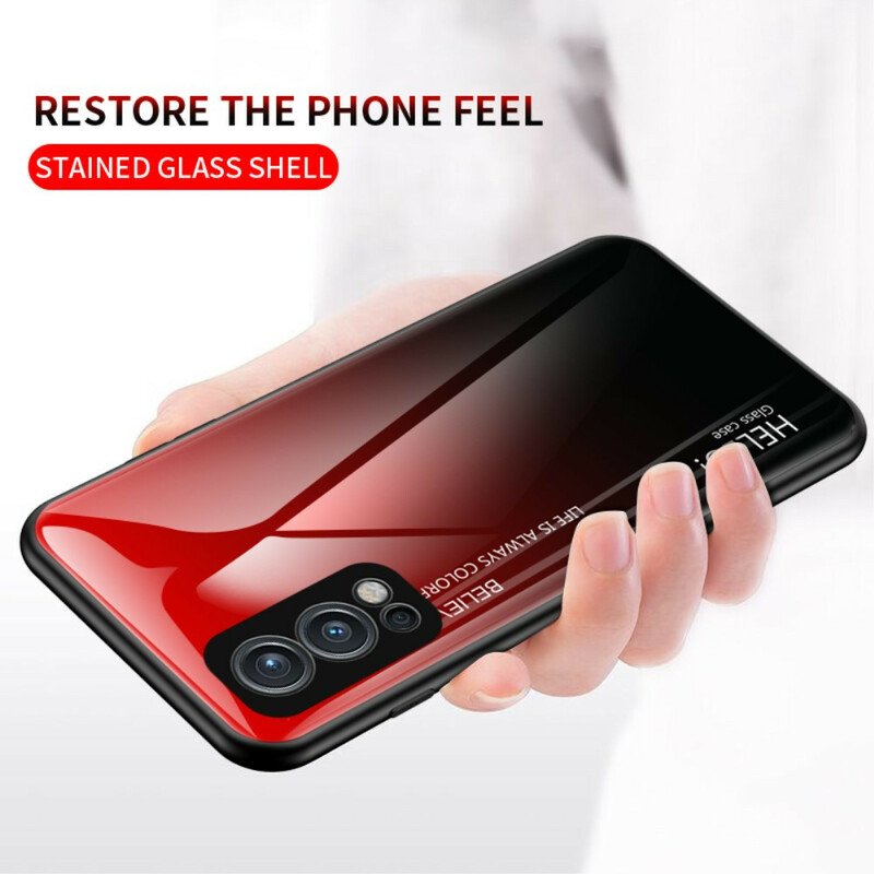 Skal OnePlus Nord 2 5G Härdat Glas Hej