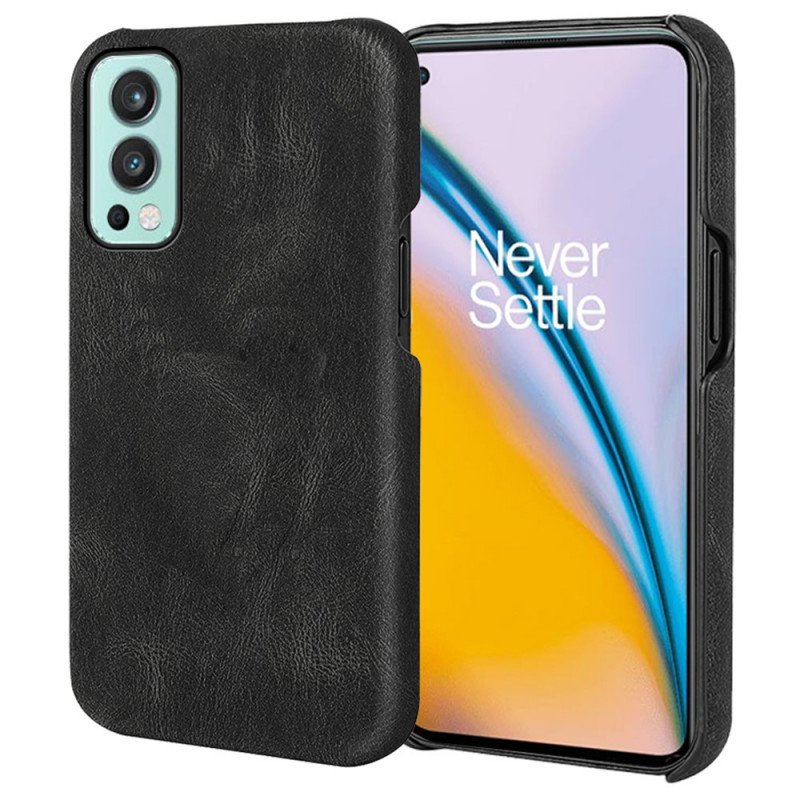 Skal OnePlus Nord 2 5G Nya Färger Elegance Lädereffekt