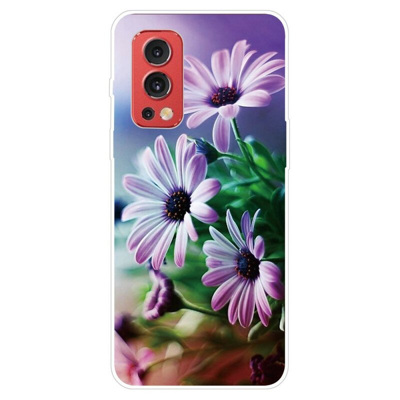 Skal OnePlus Nord 2 5G Realistiska Blommor