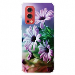 Skal OnePlus Nord 2 5G Realistiska Blommor