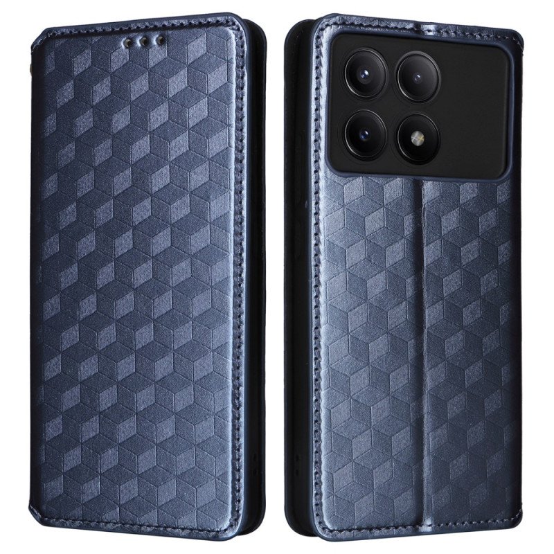 Folio-fodral Poco X6 Pro 5g Telefonfodral 3d-diamanter