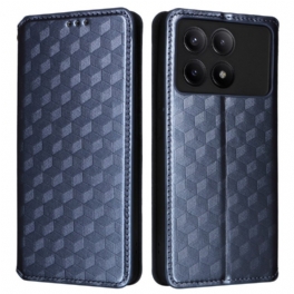 Folio-fodral Poco X6 Pro 5g Telefonfodral 3d-diamanter