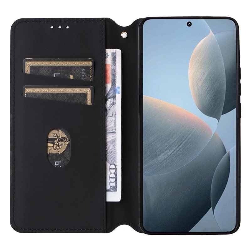 Folio-fodral Poco X6 Pro 5g Telefonfodral 3d-diamanter