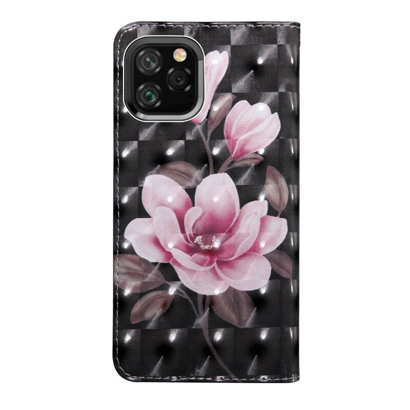 Folio-fodral iPhone 11 Pro Blomma Blommor