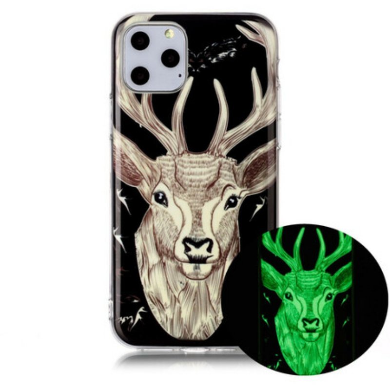 Mobilskal iPhone 11 Pro Fluorescerande Majestic Deer