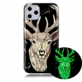 Mobilskal iPhone 11 Pro Fluorescerande Majestic Deer