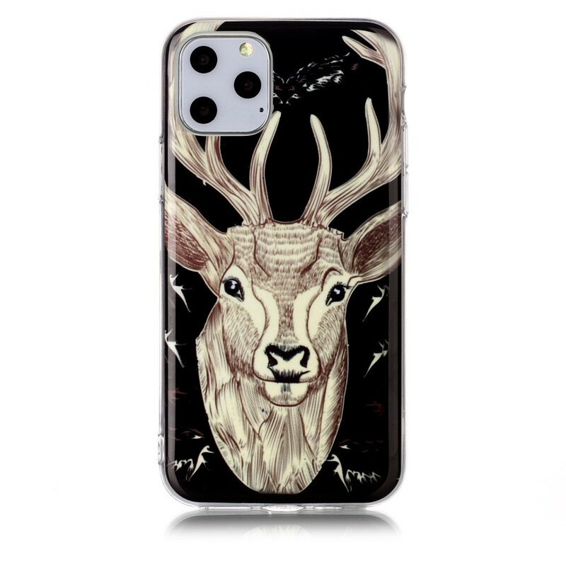 Mobilskal iPhone 11 Pro Fluorescerande Majestic Deer