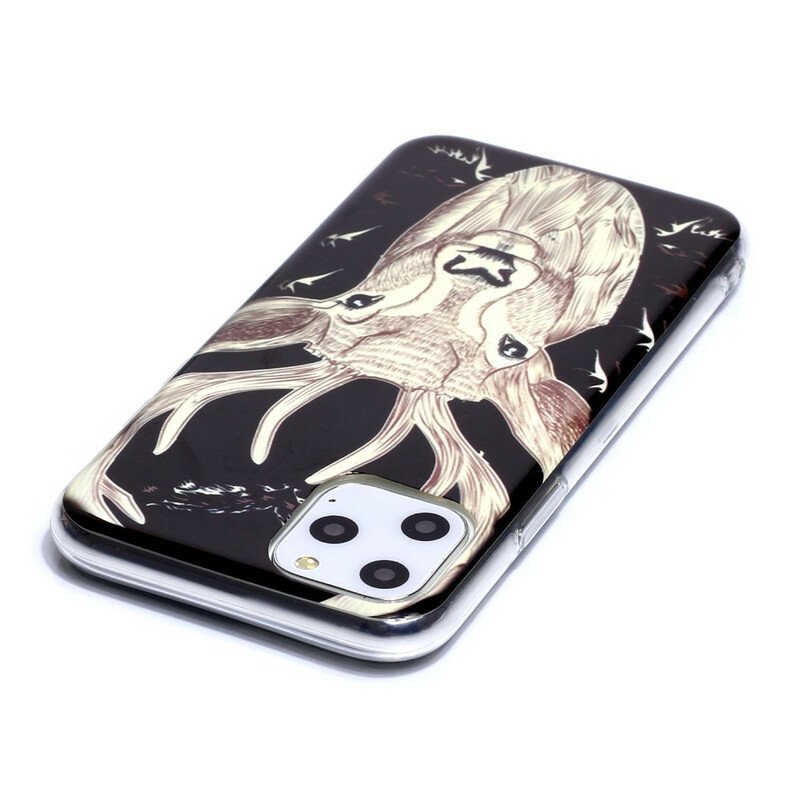 Mobilskal iPhone 11 Pro Fluorescerande Majestic Deer