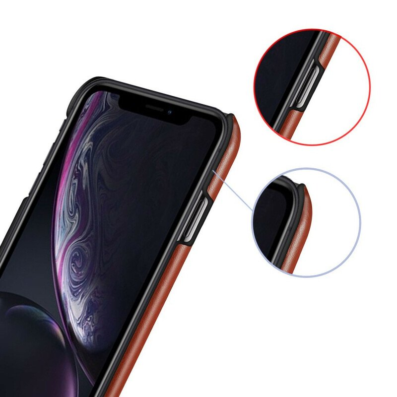 Mobilskal iPhone 11 Pro Ksq Tvåfärgad Lädereffekt