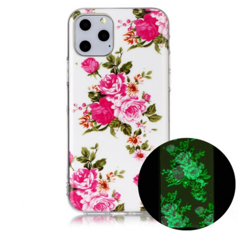 Skal iPhone 11 Pro Fluorescerande Liberty Flowers