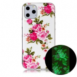 Skal iPhone 11 Pro Fluorescerande Liberty Flowers