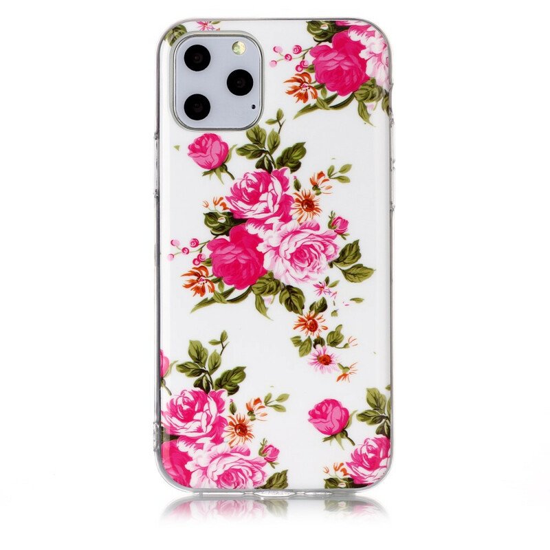 Skal iPhone 11 Pro Fluorescerande Liberty Flowers