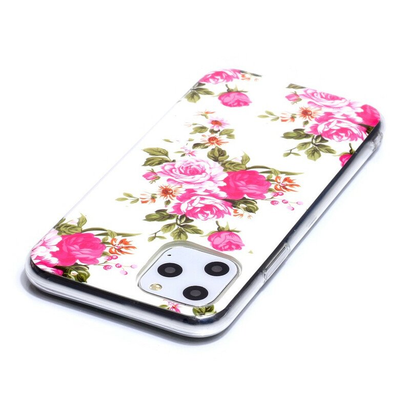 Skal iPhone 11 Pro Fluorescerande Liberty Flowers