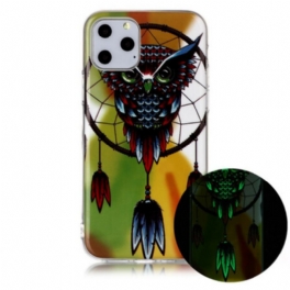 Skal iPhone 11 Pro Fluorescerande Owl Dream Catcher