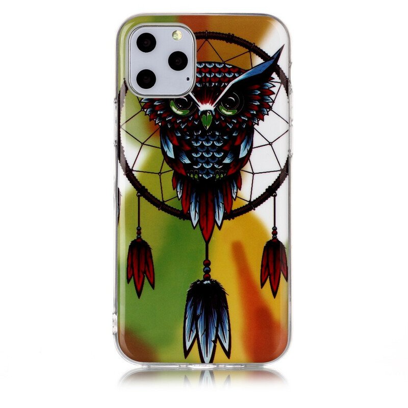 Skal iPhone 11 Pro Fluorescerande Owl Dream Catcher