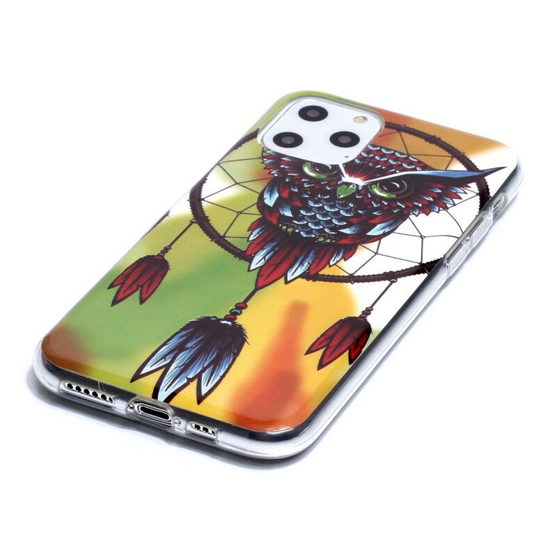 Skal iPhone 11 Pro Fluorescerande Owl Dream Catcher