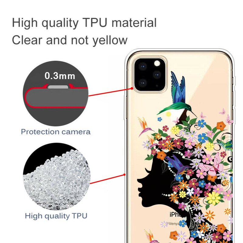 Skal iPhone 11 Pro Vackert Blomhuvud