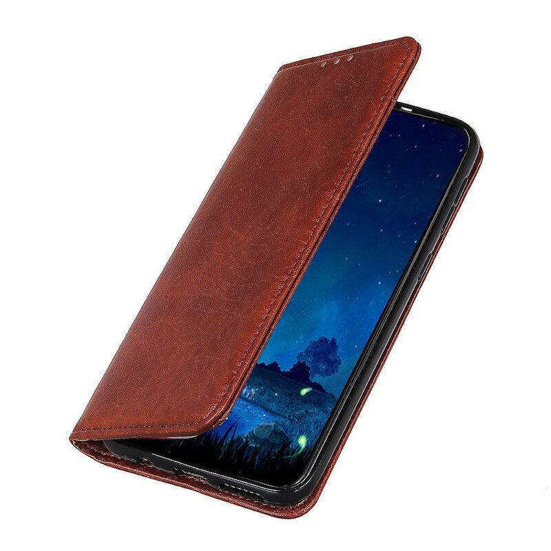 Folio-fodral OnePlus 8T Läderfodral Elegance Split Litchi Läder