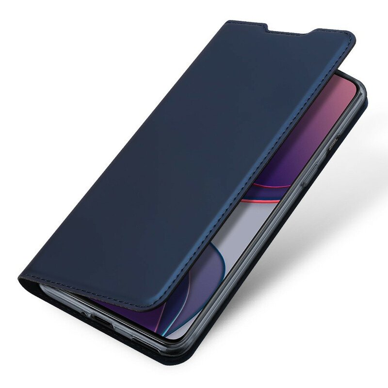 Folio-fodral OnePlus 8T Läderfodral Skin Pro Dux Ducis