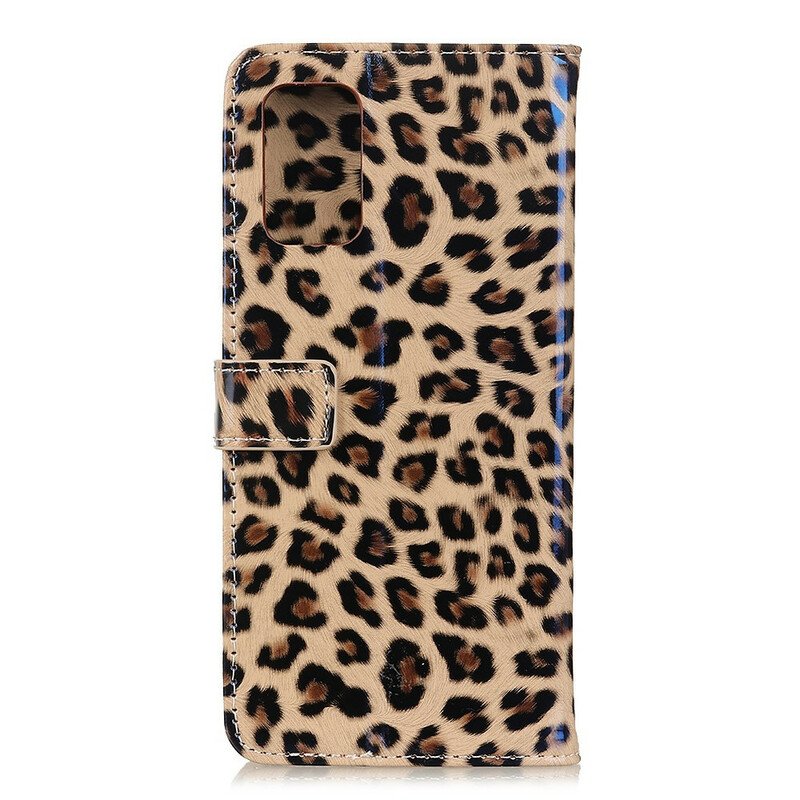 Läderfodral OnePlus 8T Leopard