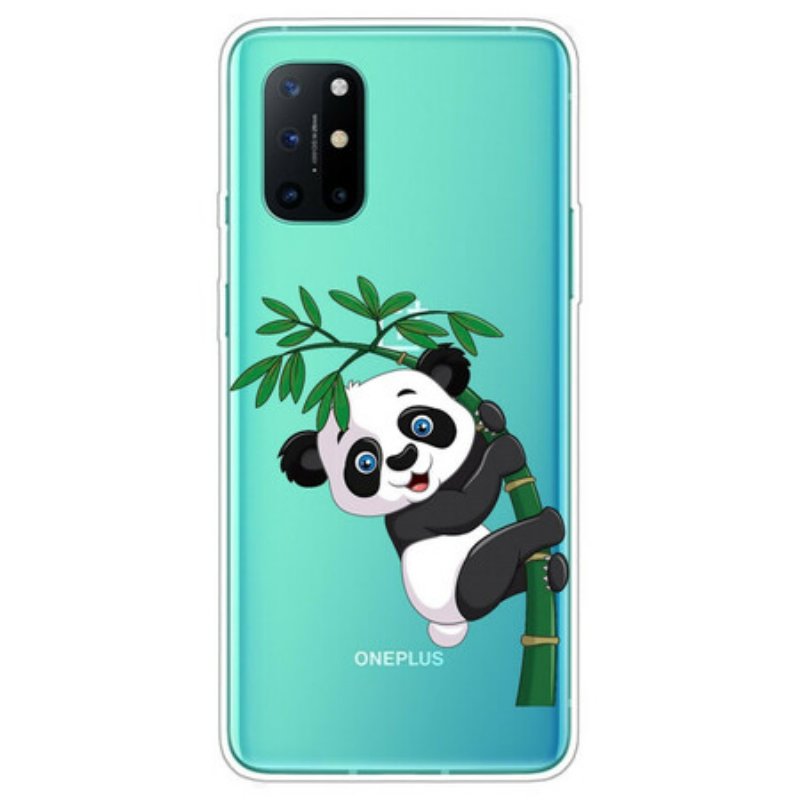 Mobilskal OnePlus 8T Sömlös Panda På Bambu