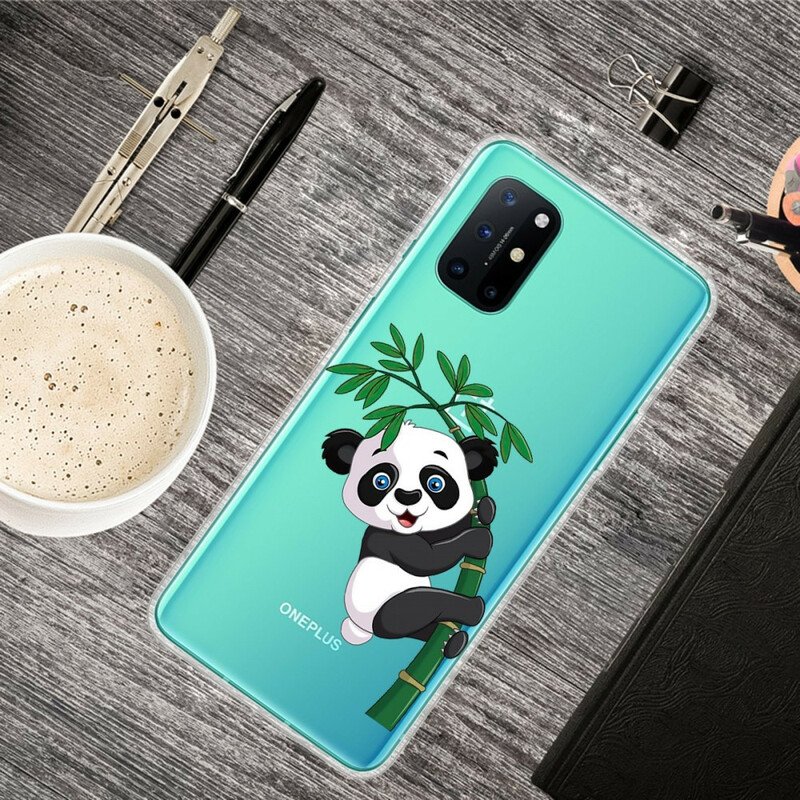 Mobilskal OnePlus 8T Sömlös Panda På Bambu