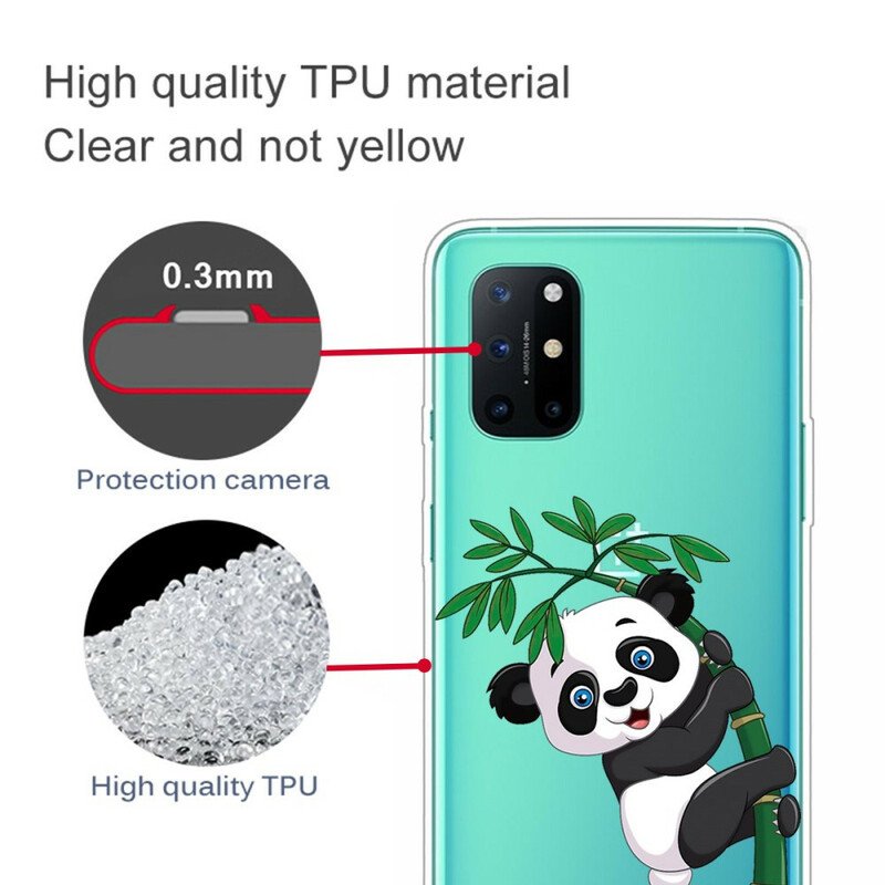 Mobilskal OnePlus 8T Sömlös Panda På Bambu