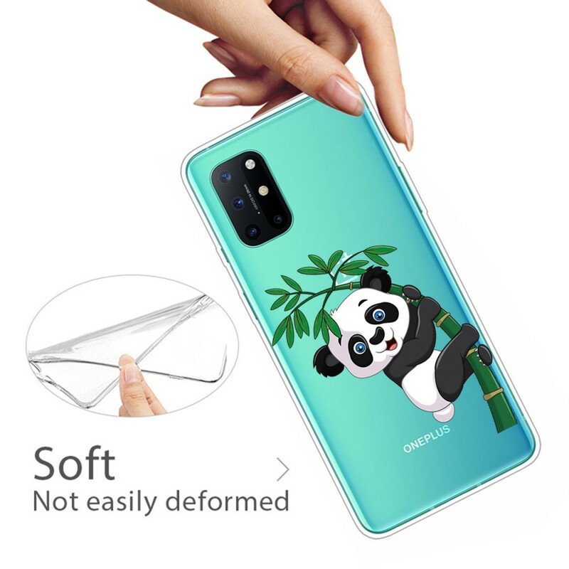 Mobilskal OnePlus 8T Sömlös Panda På Bambu