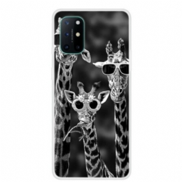 Skal OnePlus 8T Giraff Med Glasögon